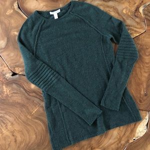 Autumn Cashmere green cashmere sweater